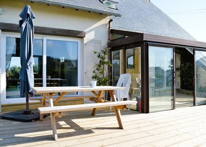 La Maison Penchee, Avec Jardin A 50M De La Plage